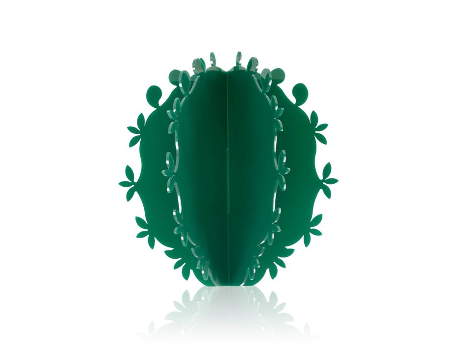 Elemento Decorativo in Plexiglass a Forma di Cactus Made in Italy - Woody Viadurini