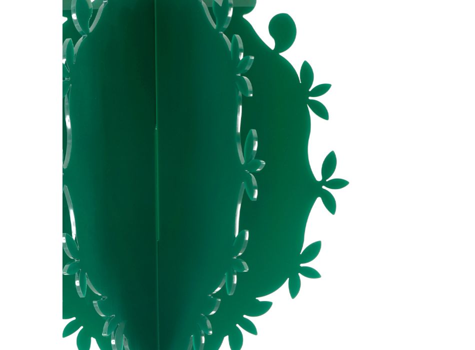 Elemento Decorativo in Plexiglass a Forma di Cactus Made in Italy - Woody Viadurini