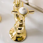 Gruppo Lavabo Vintage a Ponte di Design in Ottone Made in Italy – Katerina Viadurini