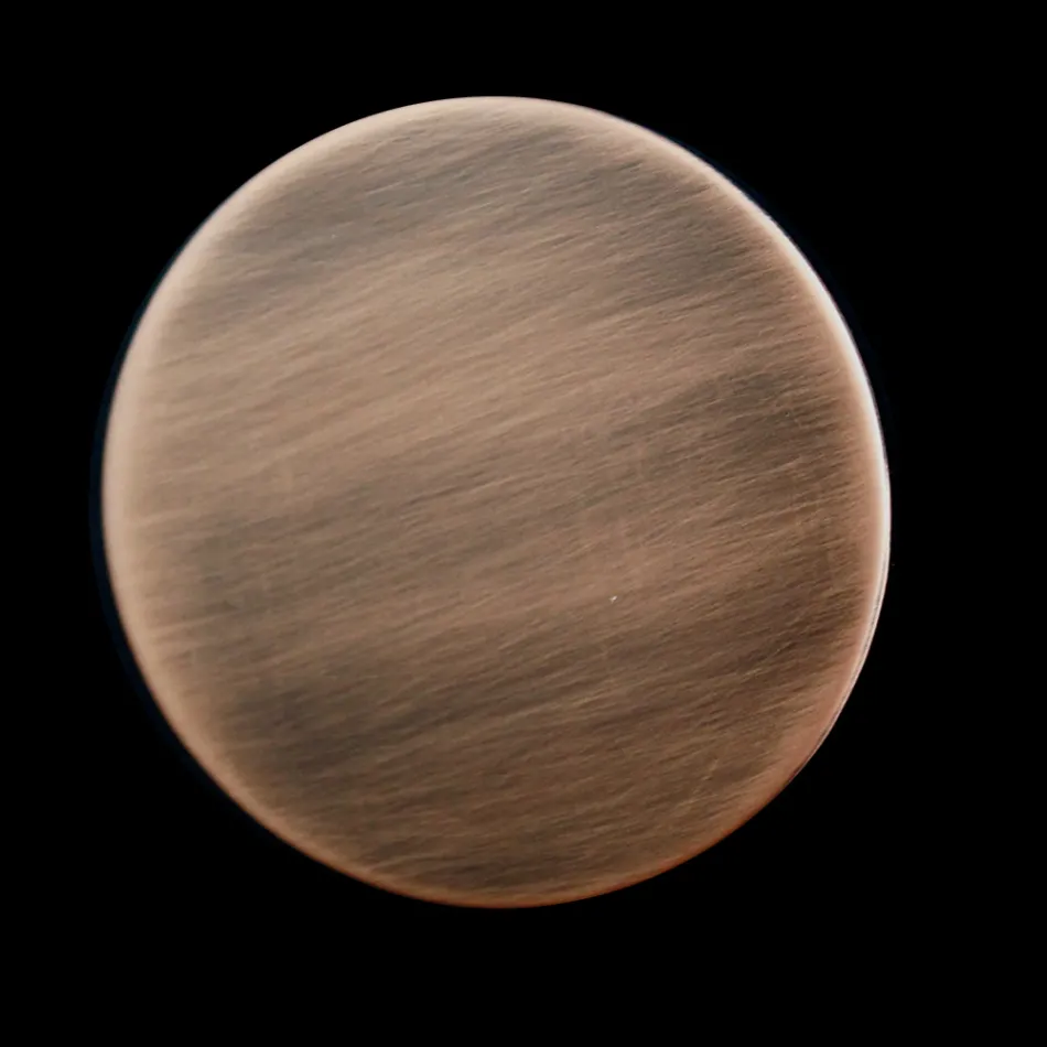 Gruppo Vasca da Pavimento in Ottone Made in Italy, Stile Vintage – Silvana Viadurini