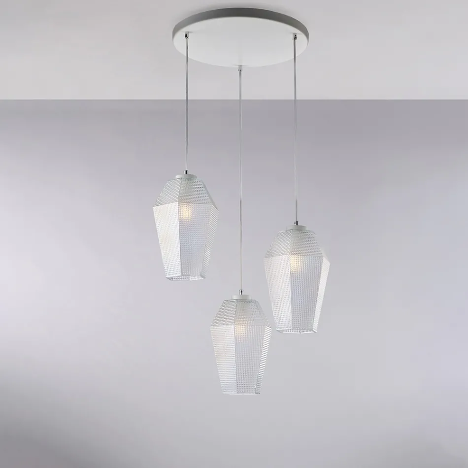 Illuminazione di Design in Vetro e Metallo Made in Italy per Creare - Libra Viadurini