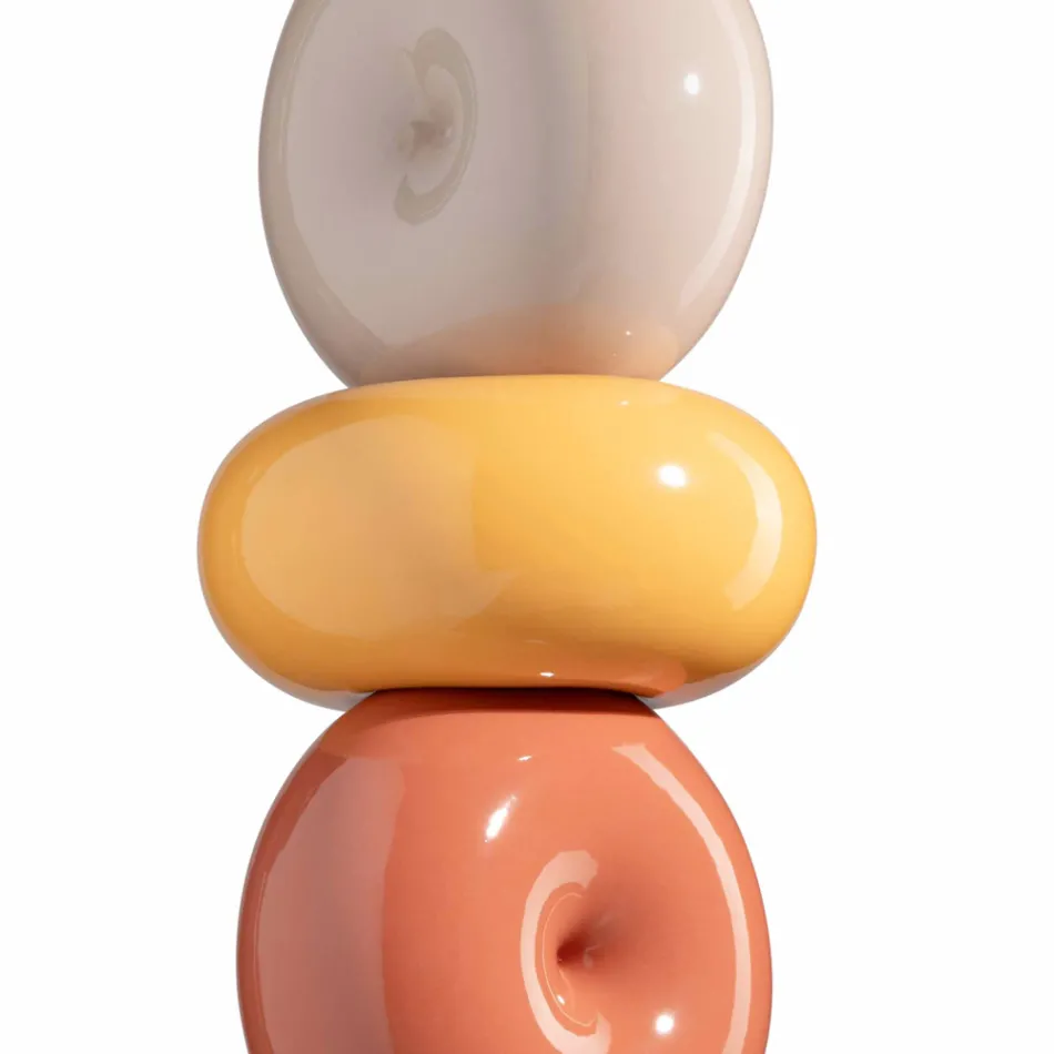 Lampada a 4 Elementi in Ceramica di Diverse Forme Made in Italy - Bumbum Viadurini