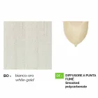 Lampada a muro da giardino in alluminio bianco made in Italy, Anusca Viadurini