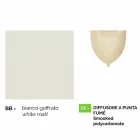 Lampada a muro da giardino in alluminio bianco made in Italy, Anusca Viadurini