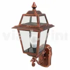 Lampada a muro da giardino in alluminio prodotta in Italia, Kristel Viadurini