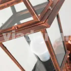 Lampada a muro da giardino in alluminio prodotta in Italia, Kristel Viadurini