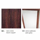 Lampada a muro da giardino in alluminio prodotta in Italia, Kristel Viadurini