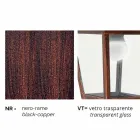 Lampada a muro da giardino in alluminio prodotta in Italia, Kristel Viadurini