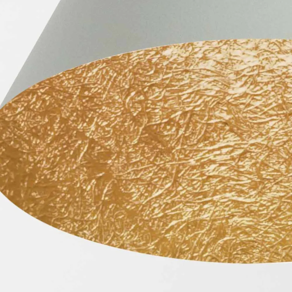 Lampada a muro di design In-es.artdesign Jazz a Cemento verniciata Viadurini