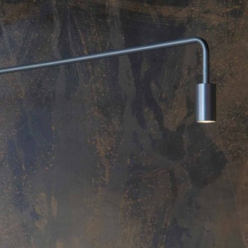 Lampada a Parete da Esterno in Ferro con LED Orientabile Made in Italy - Forla