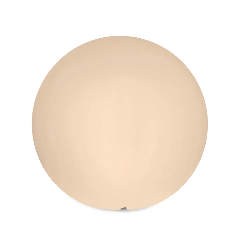 Lampada a Sfera Color Alabastro in Polietilene Made in Italy - Calipso Viadurini