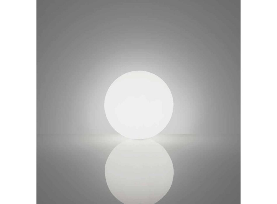 Lampada a sfera terra/tavolo Slide Globo bianco luminoso fatta Italia