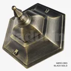 Lampada a Soffitto da Giardino in Vetro e 5 Finiture di Alluminio - Pinako Viadurini