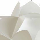 Lampada a sospensione 3 luci bianco perla, diametro 63 cm, Kaly  Viadurini