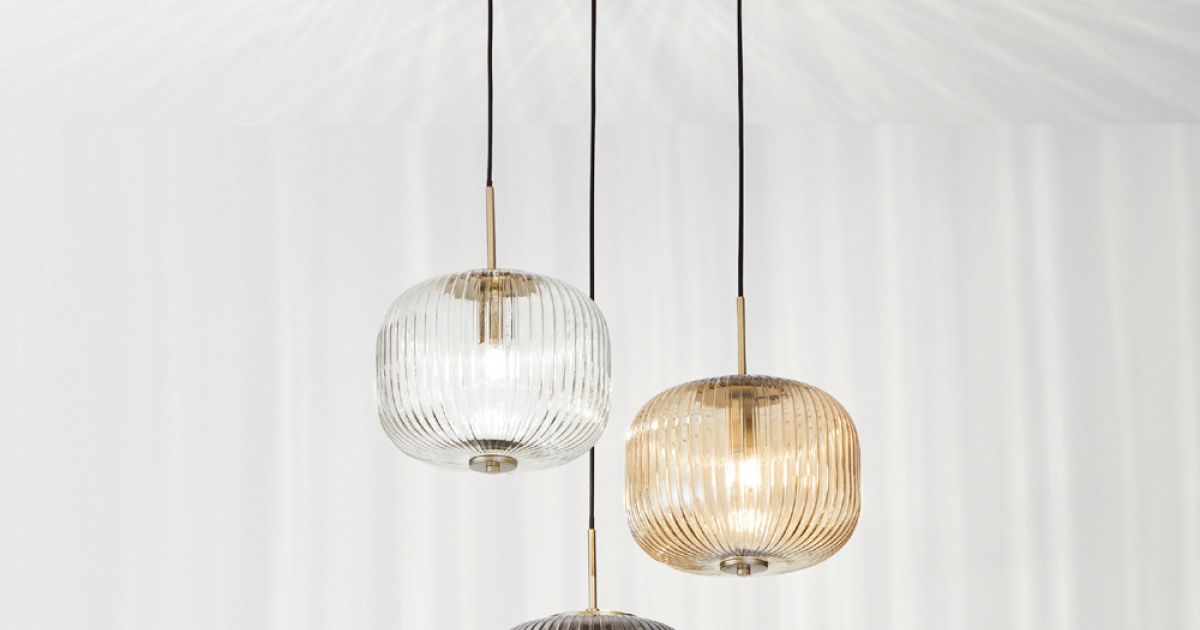 Lampada Sospensione A Sfera In Vetro Con LED - 3 Luci Regolabili | Lampadario Moderno Per Camera, Soggiorno, Cucina | Design Dente Di Leone - Foto 6