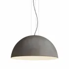 Lampada a sospensione bicolore in acciaio, Ø60xh.30xL.cavo100cm, Tara Viadurini