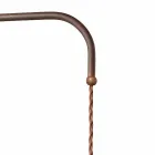 Lampada a sospensione con braccio direzionabile stile country Sally Viadurini