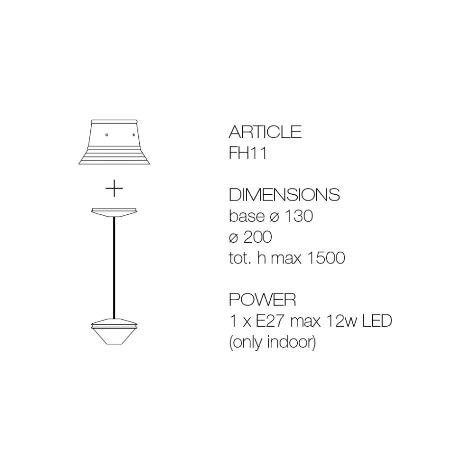 Lampada a Sospensione con Paralume in Poliestere Made in Italy - Toscot Junction Viadurini
