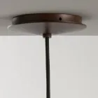 Lampada a Sospensione con Paralume in Poliestere Made in Italy - Toscot Junction Viadurini