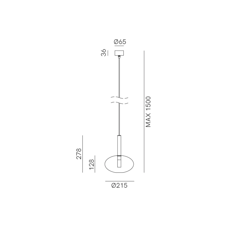 Lampada a Sospensione con Vetro in Varie Forme Made in Italy - Sintonia Viadurini