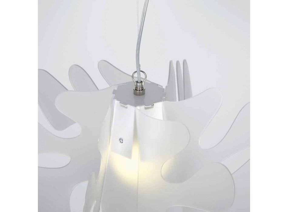 Lampada a sospensione design in metacrilato, L.55 x P.55cm, Debora    Viadurini