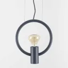 Lampada a Sospensione di Design in Acciaio Made in Italy - Delizia Viadurini