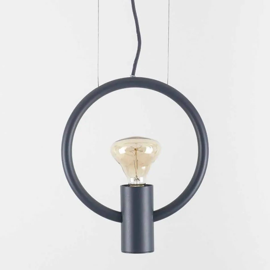 Lampada a Sospensione di Design in Acciaio Made in Italy - Delizia Viadurini