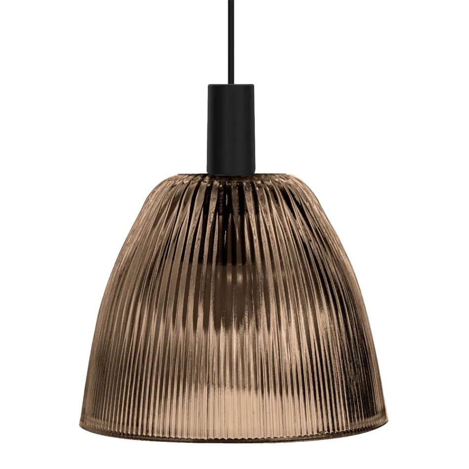 Lampada a Sospensione di Design in Vetro Veneziano Made in Italy - Zaffiro  Viadurini