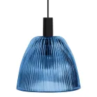 Lampada a Sospensione di Design in Vetro Veneziano Made in Italy - Zaffiro  Viadurini