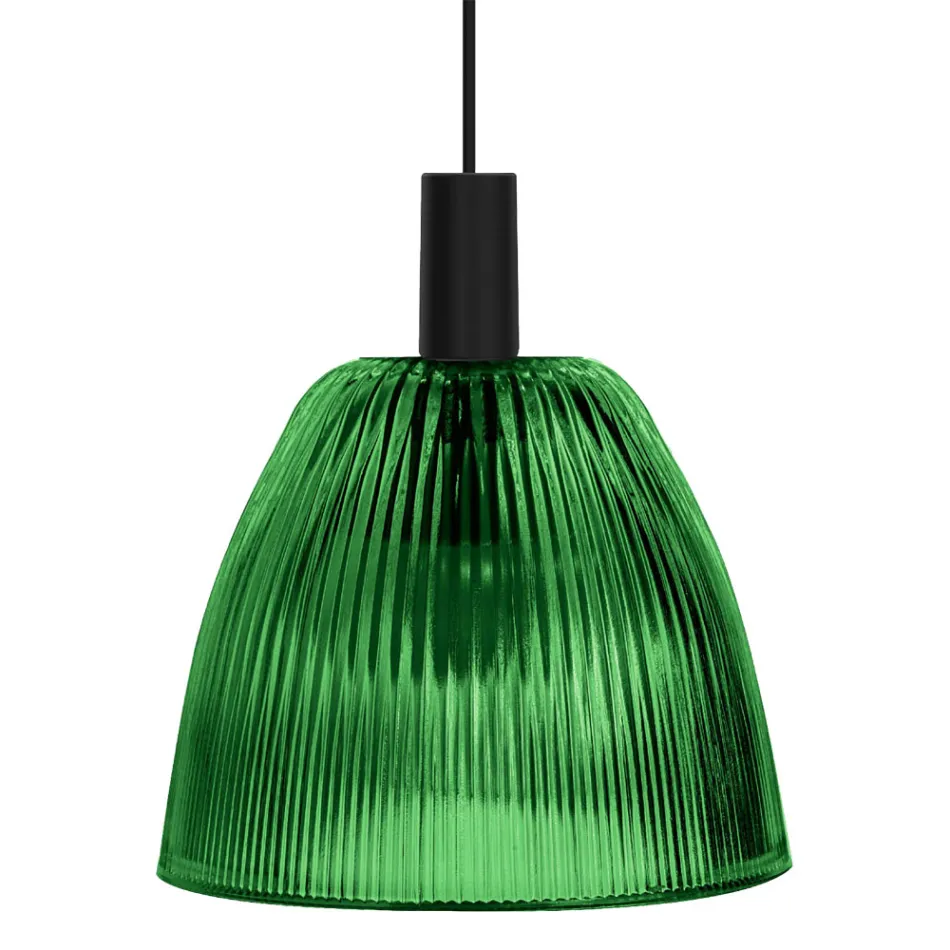 Lampada a Sospensione di Design in Vetro Veneziano Made in Italy - Zaffiro  Viadurini