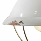 Lampada a sospensione di design industriale artigianale Clara Viadurini