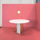 Lampada a sospensione in acciaio moderna Ø60xh.60xL.cavo200cm, Adele   Viadurini