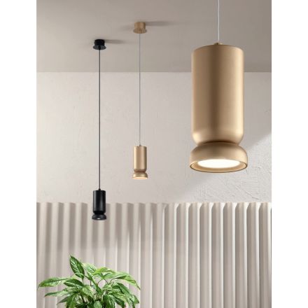 Portalampada A Sospensione E27: Lampada Pendant In Plastica Con Cavo Regolabile 1m, 2 Pezzi Nero