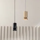 Lampada a Sospensione in Alluminio Verniciato a Polvere e Cavo Regolabile - Buxus Viadurini