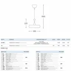 Lampada a sospensione in ceramica I Lustri 4 di Aldo Bernardi Viadurini