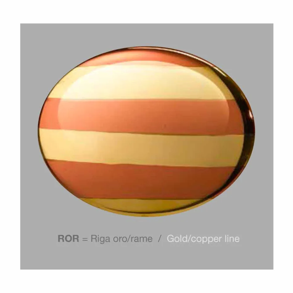 Lampada a sospensione in ceramica I Lustri 5 di Aldo Bernardi Viadurini