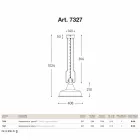 Lampada a sospensione in rame ed ottone anticati Fonderia Viadurini