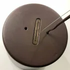 Lampada a sospensione in terracotta di design, Ø37cm - Toscot Henry Viadurini