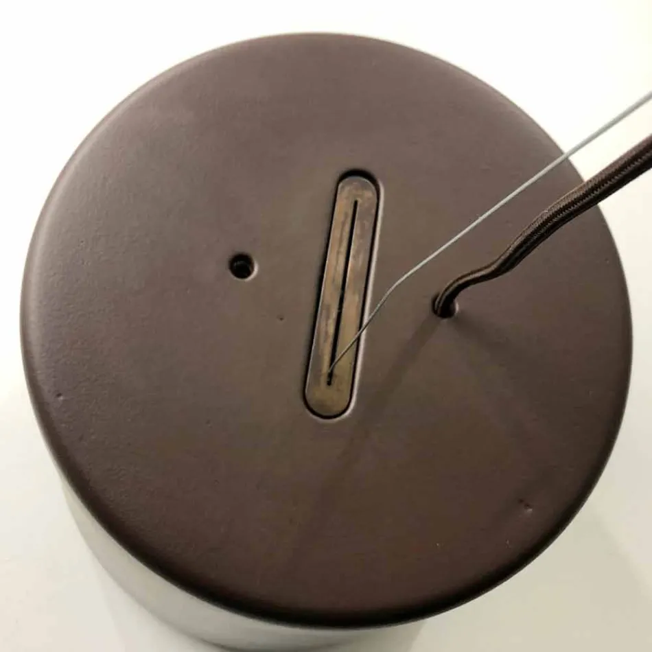 Lampada a sospensione in terracotta di design, Ø37cm - Toscot Henry Viadurini