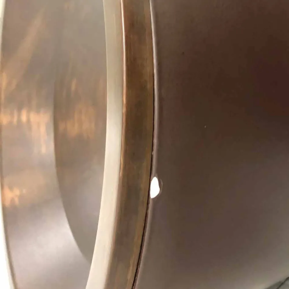 Lampada a sospensione in terracotta di design, Ø37cm - Toscot Henry Viadurini