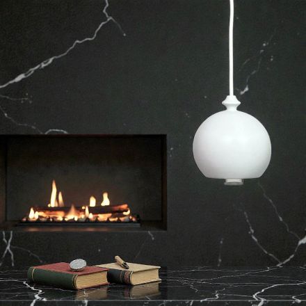 Lampada a sospensione moderna Aldo Bernardi in ceramica I Lustrini 5 Viadurini