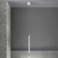 Lampada a Sospensione Moderna con Luce LED in Metallo Verniciato - Larice