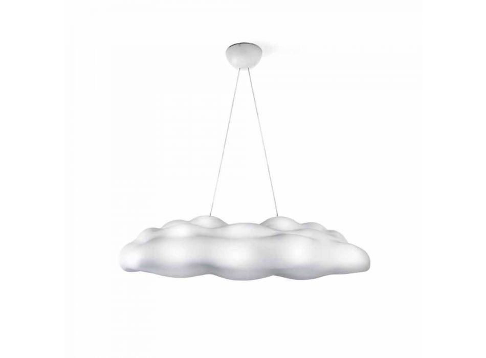 Lampada a Sospensione per Esterno Design a Nuvola in Plastica - Nefos by Myyour Viadurini