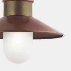 Lampada a Sospensione Vintage in Ottone e Rame con Catena - Borgo by Il Fanale Viadurini