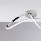 Lampada artigianale in vetro e metallo ideale per soggiorno e camera – Apollo Viadurini