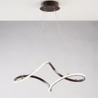 Lampada Artigianale in Vetro e Metallo Made in Italy per Soggiorno e Camera - Pictor Viadurini