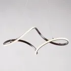 Lampada Artigianale in Vetro e Metallo Made in Italy per Soggiorno e Camera - Pictor Viadurini