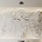 Lampada Artigianale in Vetro e Metallo Made in Italy per Soggiorno e Camera - Pictor Viadurini