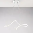 Lampada Artigianale in Vetro e Metallo Made in Italy per Soggiorno e Camera - Pictor Viadurini