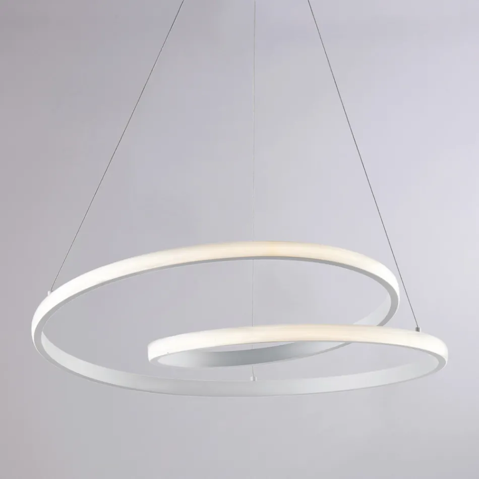 Lampada artigianale in vetro e metallo per interni eleganti – Hubble Viadurini